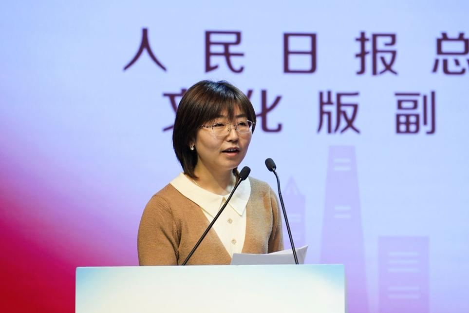 人民日报总编室文化版副主编智春丽讲述“Z 世代 中国风”栏目《古建新生》融合报道背后的故事。